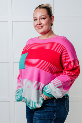 Gradual Feelings Striped Sweater-sweater-Ave Shops-Motis & Co Boutique, Women's Fashion Boutique in Carthage, Missouri