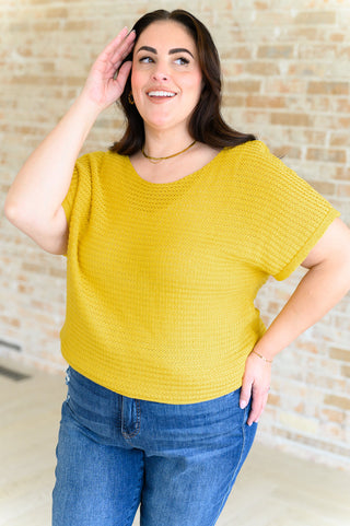 Guess We're Good Knit Top-Short Sleeves-Ave-Motis & Co Boutique, Women's Fashion Boutique in Carthage, Missouri