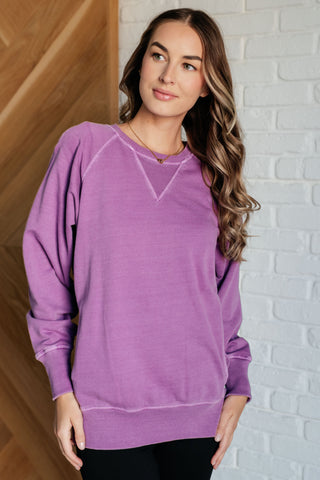 Hands Down Favorite Sweatshirt in Light Plum-Pullovers-Ave Shops-Motis & Co Boutique, Women's Fashion Boutique in Carthage, Missouri