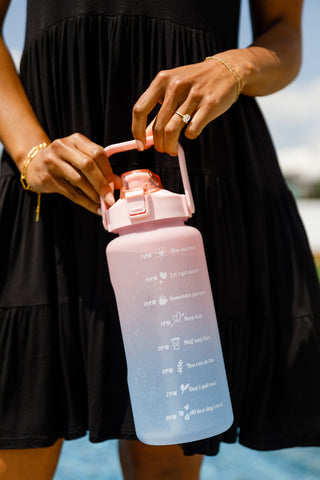 Happy Hydro Water Bottles Pink-Drinkware-rc-Motis & Co Boutique, Women's Fashion Boutique in Carthage, Missouri