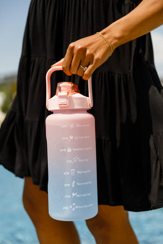 Happy Hydro Water Bottles Pink-Drinkware-rc-Motis & Co Boutique, Women's Fashion Boutique in Carthage, Missouri