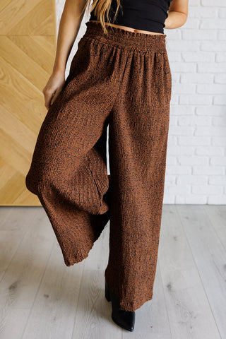 Harmony High Rise Wide Leg Pants in Brown-Bottoms-Ave Shops-Motis & Co Boutique, Women's Fashion Boutique in Carthage, Missouri