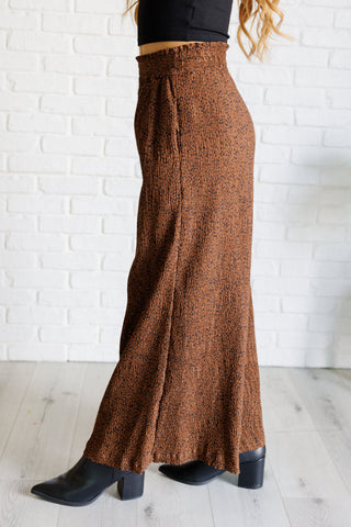 Harmony High Rise Wide Leg Pants in Brown-Bottoms-Ave Shops-Motis & Co Boutique, Women's Fashion Boutique in Carthage, Missouri