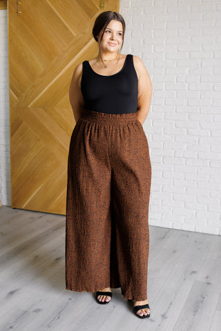 Harmony High Rise Wide Leg Pants in Brown-Bottoms-Ave Shops-Motis & Co Boutique, Women's Fashion Boutique in Carthage, Missouri