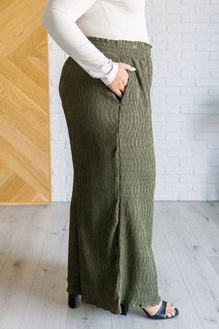 Harmony High Rise Wide Pants in Olive-Bottoms-Ave Shops-Motis & Co Boutique, Women's Fashion Boutique in Carthage, Missouri