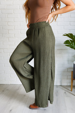 Harmony High Rise Wide Pants in Olive-Bottoms-Ave Shops-Motis & Co Boutique, Women's Fashion Boutique in Carthage, Missouri