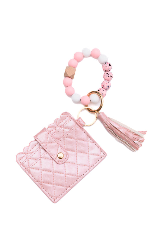 Hold Onto You Wristlet Wallet Pink
