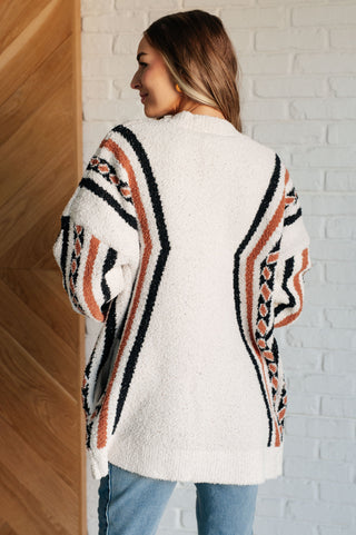 Holding On Aztec Print Cardigan-Cardigans-Ave Shops-Motis & Co Boutique, Women's Fashion Boutique in Carthage, Missouri