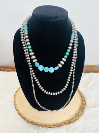 Leon Layered Turquoise Necklace