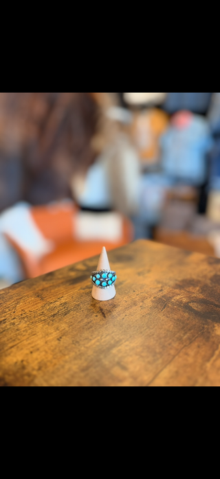 Laredo Authentic Turquoise and Sterling Ring-Rings-Turquoise Heaven-Motis & Co Boutique, Women's Fashion Boutique in Carthage, Missouri