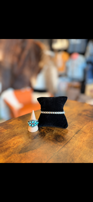 Laredo Authentic Turquoise and Sterling Ring-Rings-Turquoise Heaven-Motis & Co Boutique, Women's Fashion Boutique in Carthage, Missouri
