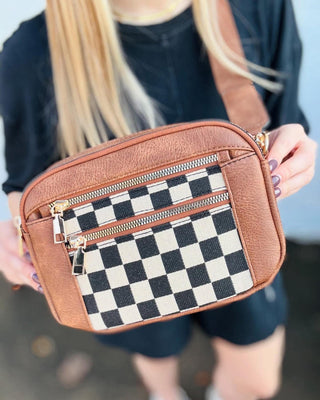 Checkmate Crossbody Bag-Handbags-Kaydee Lynn-Motis & Co Boutique, Women's Fashion Boutique in Carthage, Missouri