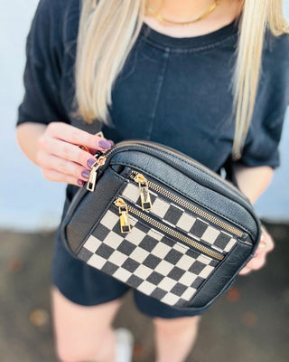 Checkmate Crossbody Bag-Handbags-Kaydee Lynn-Motis & Co Boutique, Women's Fashion Boutique in Carthage, Missouri