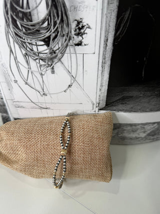 Desert Pearl Authentic Sterling and Gold Bracelet
