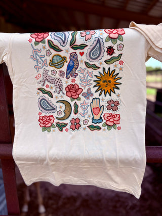 XOXO Rose Ranch Boho Graphic Tee-Graphic Tees-XOXO ART & Co-Motis & Co Boutique, Women's Fashion Boutique in Carthage, Missouri