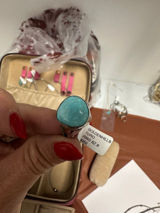 Authentic Golden Hills Turquoise Ring | Skeets-Rings-Touch of Gallop-Motis & Co Boutique, Women's Fashion Boutique in Carthage, Missouri