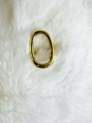 Chunky Gold Adjustable Circle Ring | The Amanda-Rings-ChanSutt-Motis & Co Boutique, Women's Fashion Boutique in Carthage, Missouri