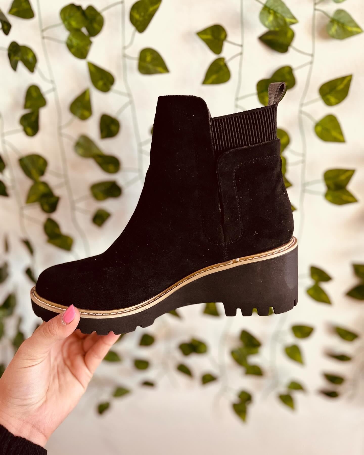 Better than Basic Black Suede Boots