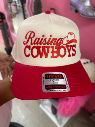 Raising Cowboys Canvas Cap-Hats-Summer Tees-Motis & Co Boutique, Women's Fashion Boutique in Carthage, Missouri