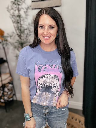 Pink Floyd Violet Thrifted Graphic Tee-Graphic Tees-Livy Lu-Motis & Co Boutique, Women's Fashion Boutique in Carthage, Missouri