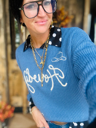 Cathy Classic Polka Dot Blouse