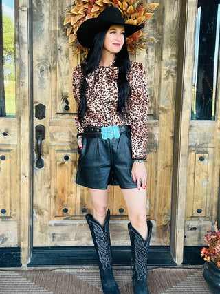Rockin Croc Shorts in Black-Shorts-2 Fly-Motis & Co Boutique, Women's Fashion Boutique in Carthage, Missouri