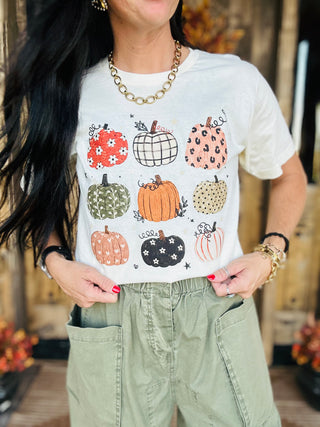 Mix and Match Pumpkin Graphic Tee