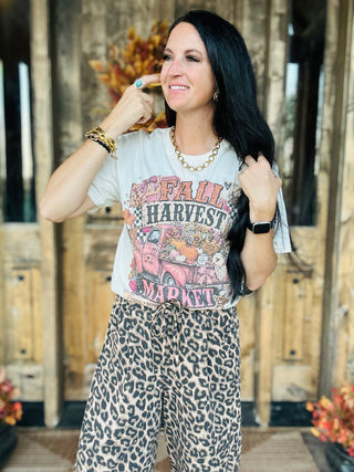 Vintage Fall Harvest Bling Graphic Tee
