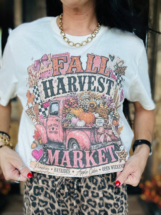 Vintage Fall Harvest Bling Graphic Tee