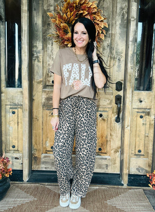Polka Dot FALL Pumpkin Graphic Tee