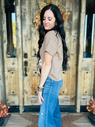 XOXO Boot and Stirrup Western Graphic Tee-Graphic Tees-XOXO ART & Co-Motis & Co Boutique, Women's Fashion Boutique in Carthage, Missouri