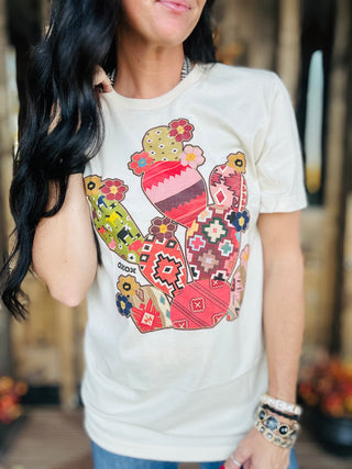 XOXO Fall Cactus Western Graphic Tee-Graphic Tees-XOXO ART & Co-Motis & Co Boutique, Women's Fashion Boutique in Carthage, Missouri