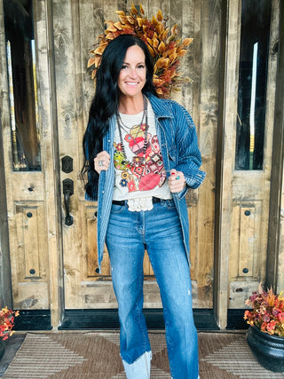 XOXO Fall Cactus Western Graphic Tee-Graphic Tees-XOXO ART & Co-Motis & Co Boutique, Women's Fashion Boutique in Carthage, Missouri