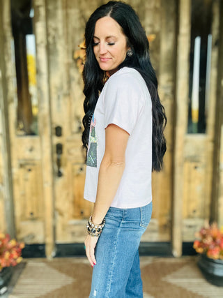 XOXO Quilted Patchwork Graphic Tee-Graphic Tees-XOXO ART & Co-Motis & Co Boutique, Women's Fashion Boutique in Carthage, Missouri