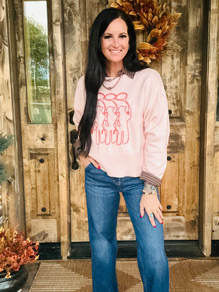 Tres Amigos Western Sweater-Short Sleeves-2 Fly-Motis & Co Boutique, Women's Fashion Boutique in Carthage, Missouri