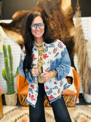 Piper Butterfly Tapestry Jacket