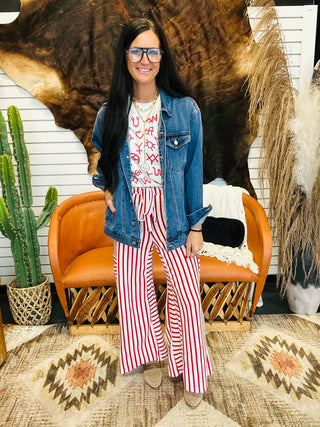Dayna Oversized Denim Trucker Jacket-Jackets-Risen-Motis & Co Boutique, Women's Fashion Boutique in Carthage, Missouri