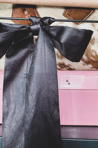 High Grade Black Twilly-Scarf-2 Fly-Motis & Co Boutique, Women's Fashion Boutique in Carthage, Missouri