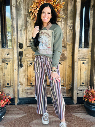 XOXO Vintage Cowboy Coffee Sweatshirt-graphic Sweatshirt-XOXO ART & Co-Motis & Co Boutique, Women's Fashion Boutique in Carthage, Missouri