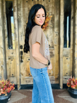 XOXO Vintage 1940 Cowboys Graphic Tee-Graphic Tees-XOXO ART & Co-Motis & Co Boutique, Women's Fashion Boutique in Carthage, Missouri