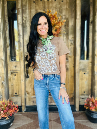 XOXO Vintage 1940 Cowboys Graphic Tee-Graphic Tees-XOXO ART & Co-Motis & Co Boutique, Women's Fashion Boutique in Carthage, Missouri
