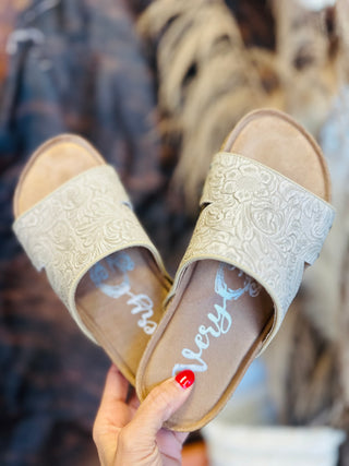 Jordyn Western Boho Slip-On Sandals-Sandals-Very G-Motis & Co Boutique, Women's Fashion Boutique in Carthage, Missouri