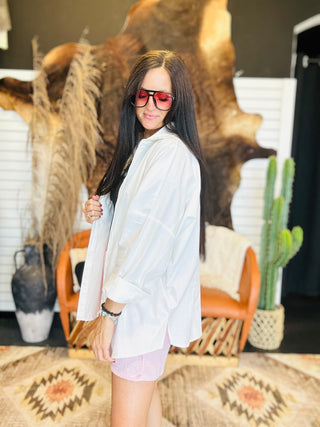 Faith Long Sleeve White Basic Blouse-Long Sleeves-HYFVE-Motis & Co Boutique, Women's Fashion Boutique in Carthage, Missouri