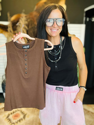 Yoakum Ribbed Tank Top-sleeveless-2 Fly-Motis & Co Boutique, Women's Fashion Boutique in Carthage, Missouri
