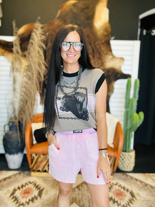 Lazy Lope Pink Shorts-Shorts-2 Fly-Motis & Co Boutique, Women's Fashion Boutique in Carthage, Missouri