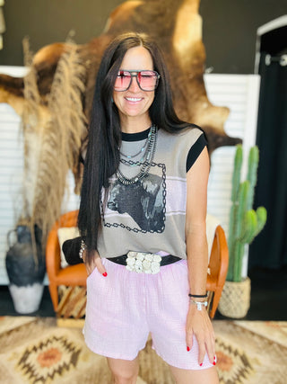 Bowie Bull Knit Sweater Vest-Sweaters-2 Fly-Motis & Co Boutique, Women's Fashion Boutique in Carthage, Missouri