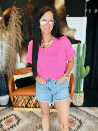 Katrina Crochet Knit Sweater Top