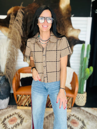 A Bit Of Details Button Up Blouse