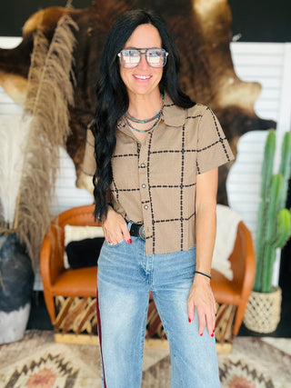 A Bit Of Details Button Up Blouse