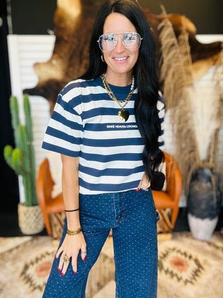 Derek Dark Wash Polka Dot Jeans